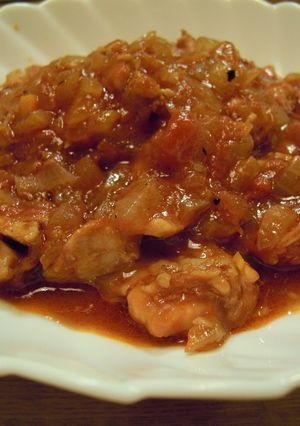 鶏肉のトマト煮込み-レシピのメイン写真