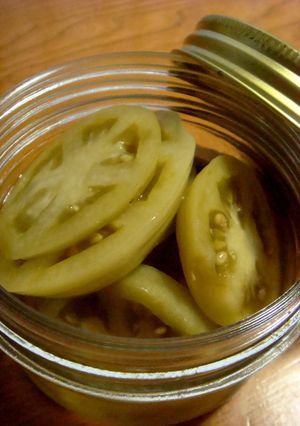 青トマトのピクルス-レシピのメイン写真