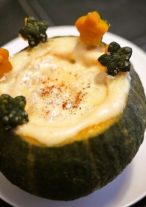 コクうま！南瓜のクリームチーズ風グラタン-レシピのメイン写真