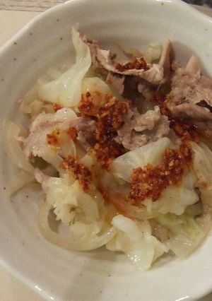 いろんな味で楽しんで!豚キャベツ蒸し-レシピのメイン写真