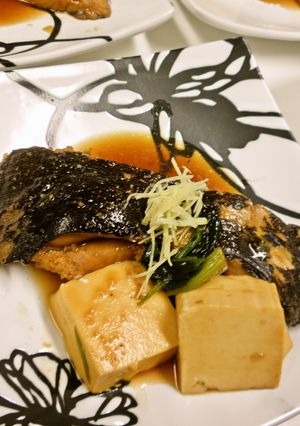 子持ちカレイと豆腐の煮つけ-レシピのメイン写真