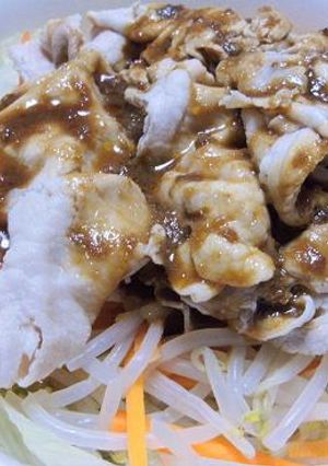 市販の棒々鶏ソースで豚シャブサラダ-レシピのメイン写真