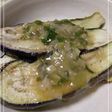 なすの柚子胡椒風味ネギソースがけ