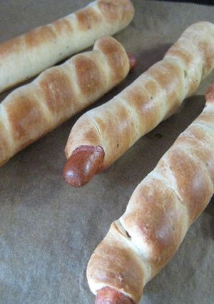 もちもちパンミックスでソーセージパン-レシピのメイン写真