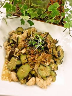 なすと鶏のささ身☆炒めもの-レシピのメイン写真