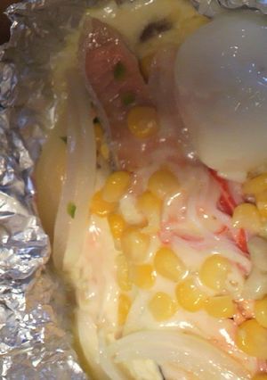 チーズ入り鮭のホイル焼き-レシピのメイン写真