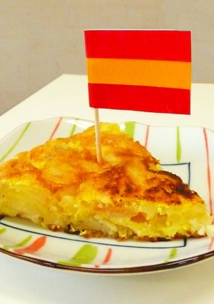 卵、じゃが芋だけで♪スペインのトルティヤ-レシピのメイン写真