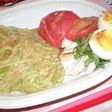 なすそうめんdeサラダうどん風