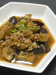 簡単★茄子と豚挽き肉の生姜焼き風炒め-レシピのメイン写真