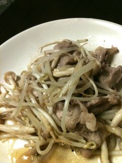 豚肉ともやしの塩にんにく炒め-レシピのメイン写真
