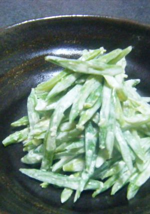 さやいんげんの味噌マヨ和え-レシピのメイン写真