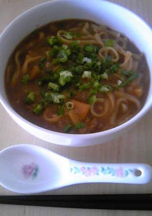 レトルト使用☆簡単チーズカレーうどん-レシピのメイン写真