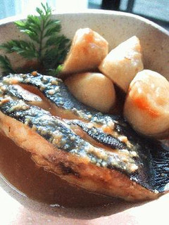 鰈と里芋の生姜みそ煮。-レシピのメイン写真
