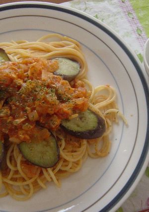 完熟トマトのパスタ-レシピのメイン写真