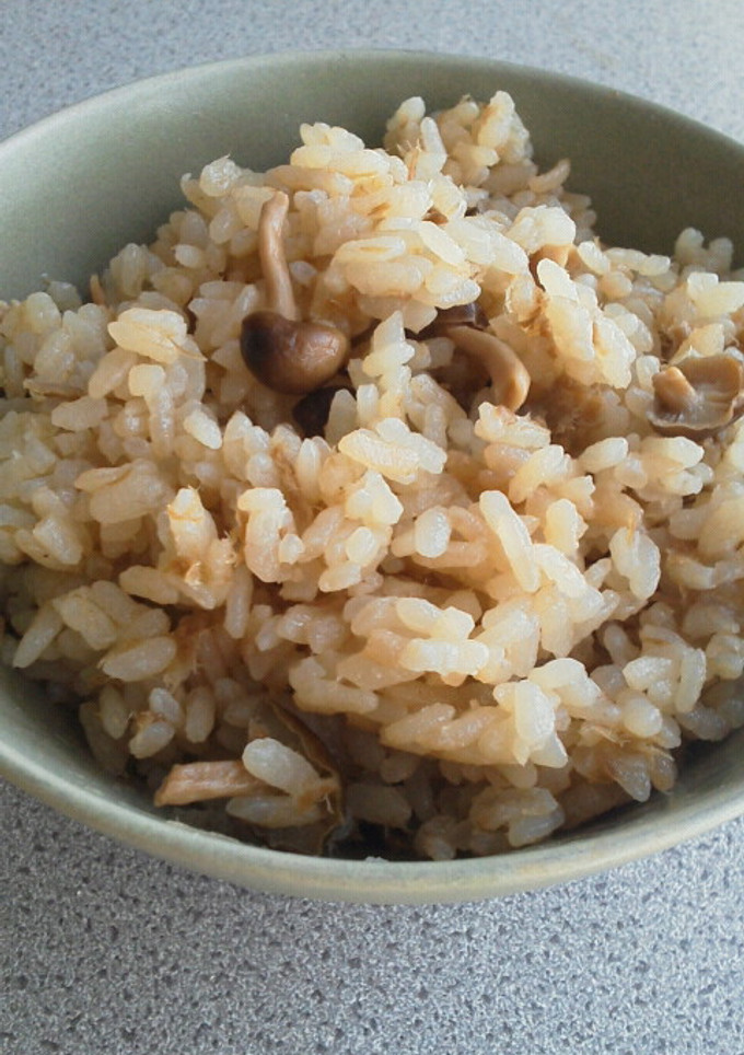 簡単★ツナときのこの炊き込みご飯^^-レシピのメイン写真