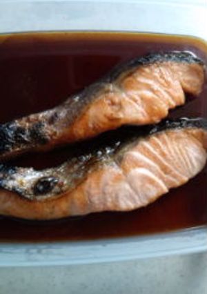 トロっと美味しい鮭の焼き漬け-レシピのメイン写真