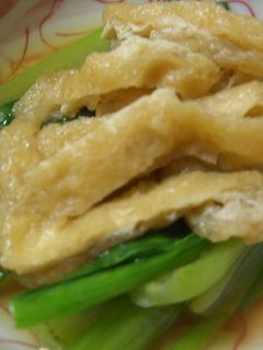 小松菜と油あげの簡単煮-レシピのメイン写真