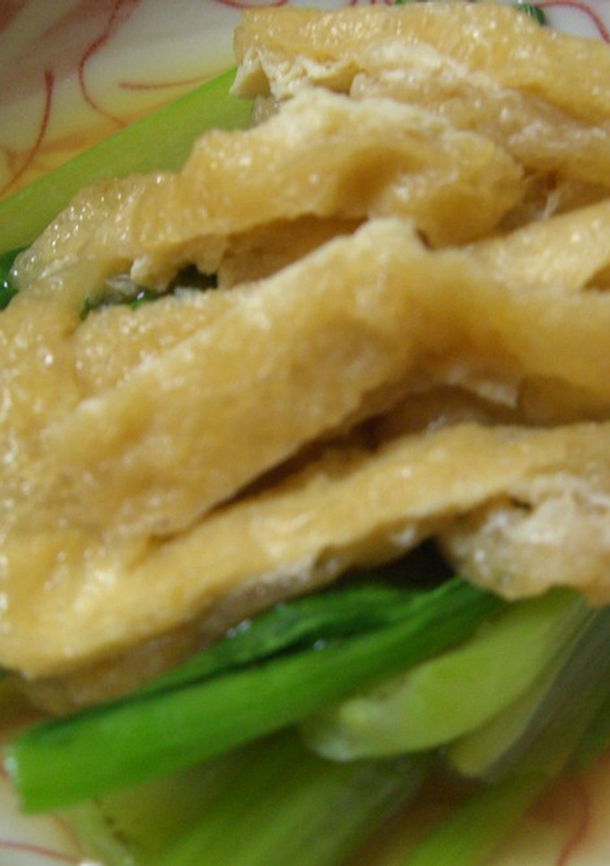 小松菜と油あげの簡単煮-レシピのメイン写真