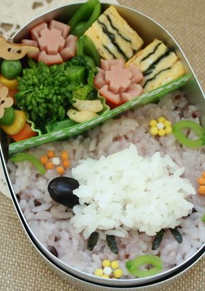キャラ弁☆ふわふわヒツジのお弁当-レシピのメイン写真