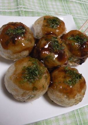 小麦、卵なし。米粉で「たこ焼き」-レシピのメイン写真