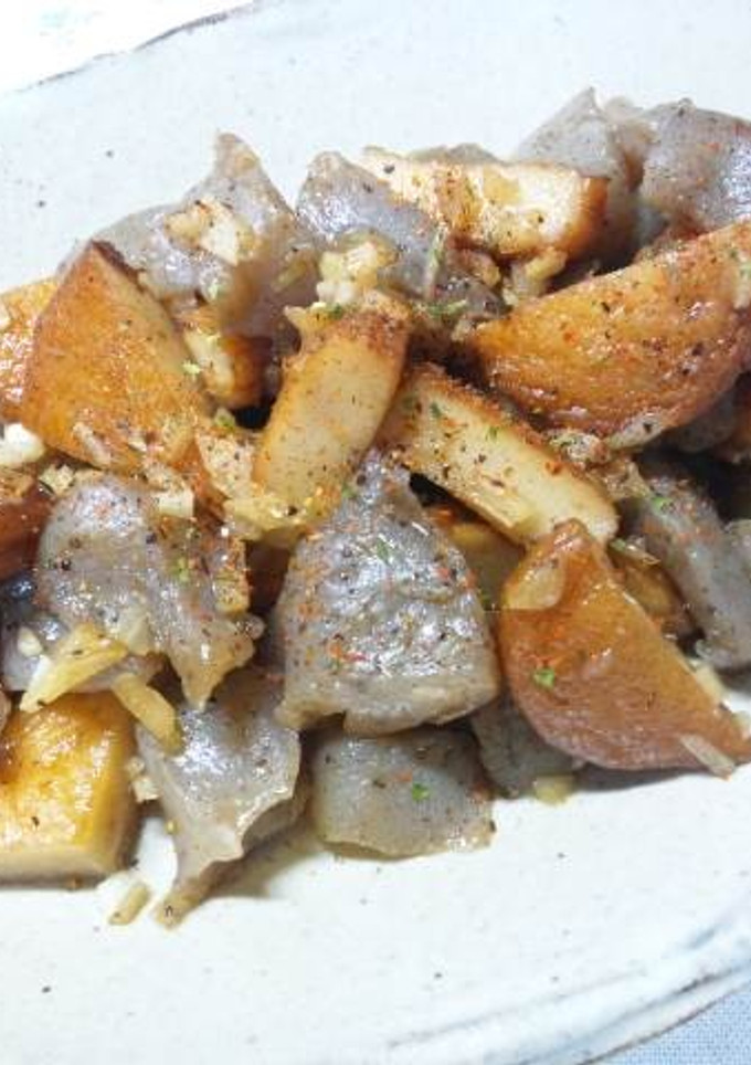 こんにゃく＆さつま揚げの炒り煮-レシピのメイン写真