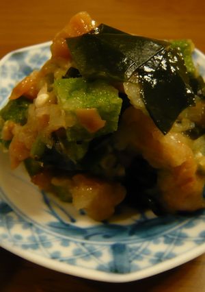オクラと梅の大根おろしあえ-レシピのメイン写真