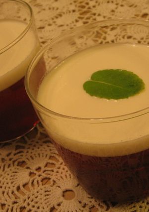プチ贅沢！生クリームたっぷり紅茶ゼリー♥-レシピのメイン写真
