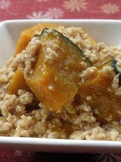 かぼちゃのそぼろ煮♪-レシピのメイン写真
