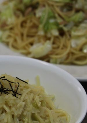 離乳食～取分けでツナとキャベツのパスタ-レシピのメイン写真