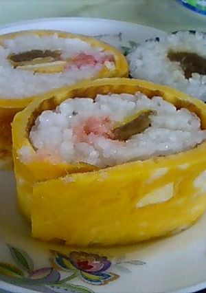 我が家の卵巻き寿司-レシピのメイン写真