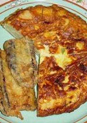 玉ねぎとジャガイモのオムレツ(frittata di cipolla e patate)-レシピのメイン写真