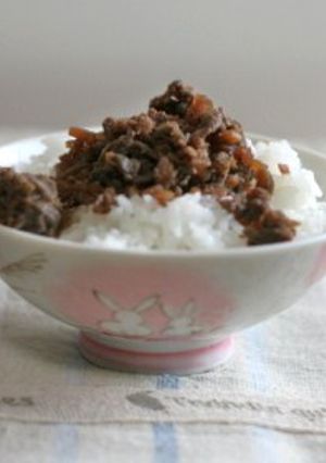ミンチじゃないよ　牛こまと牛蒡でそぼろ-レシピのメイン写真