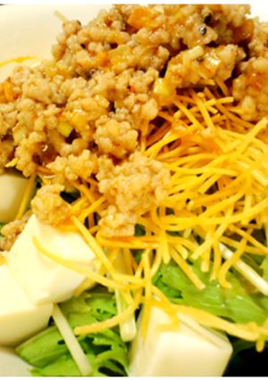 パリパリ麺の坦々風サラダ-レシピのメイン写真