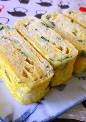 大葉としらすで☆お弁当卵焼き-レシピのメイン写真