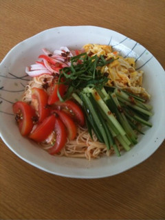 食べるラー油で♡ピリ辛そうめん♬-レシピのメイン写真