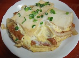 簡単＆節約メニュー★豆腐とちくわの卵とじ-レシピのメイン写真