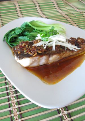 【香港発】白身魚の豆鼓醤蒸し-レシピのメイン写真