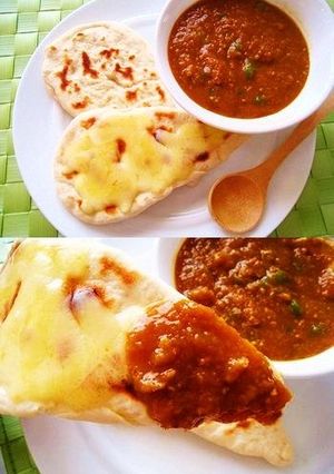 野菜たっぷりキーマカレー＆ナン-レシピのメイン写真