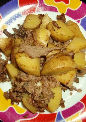 レンジで簡単肉じゃが♪和風麺つゆ使用♪-レシピのメイン写真