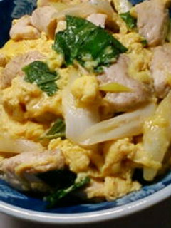 簡単!長ネギで親子丼-レシピのメイン写真