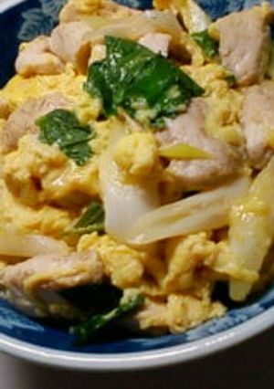 簡単！長ネギで親子丼-レシピのメイン写真