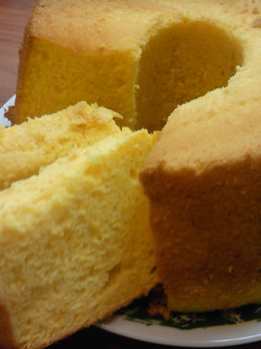 しっとり♡かぼちゃシフォンケーキ-レシピのメイン写真