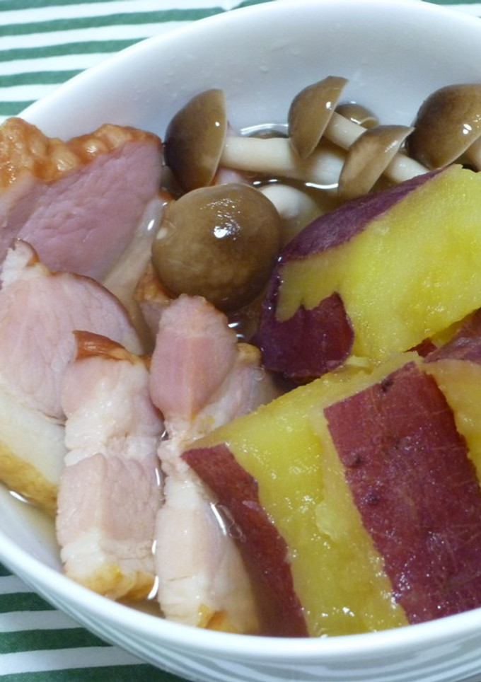 ベーコンとさつまいもの和スープ煮-レシピのメイン写真