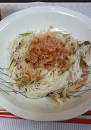 そうめんチャンプルー with みょうが-レシピのメイン写真