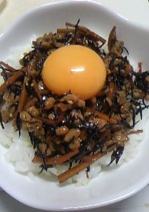 ☆栄養たっぷり!ゴマひじき納豆丼☆-レシピのメイン写真