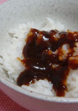 ご飯にお味噌、かけただけ～-レシピのメイン写真