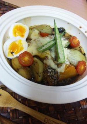 一人暮らしにも★夏野菜のカレー焼き-レシピのメイン写真