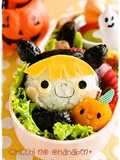 ＊キャラ弁＊ハロウィン★黒猫頭巾の女の子