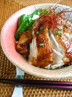 柚子こしょう風味の鶏の照り焼き丼-レシピのメイン写真