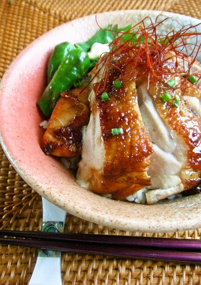 柚子こしょう風味の鶏の照り焼き丼-レシピのメイン写真